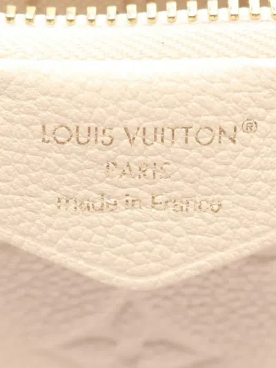 Pre-owned Louis Vuitton 2021-2025 Monogram Empreinte Easy Pouch Satchel In Brown