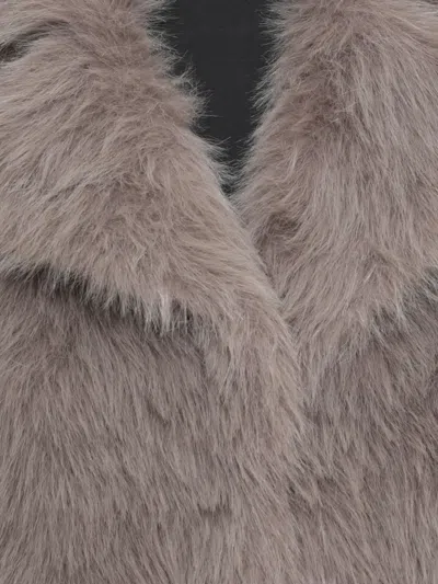 Betta Corradi Long-sleeves Coat In Brown