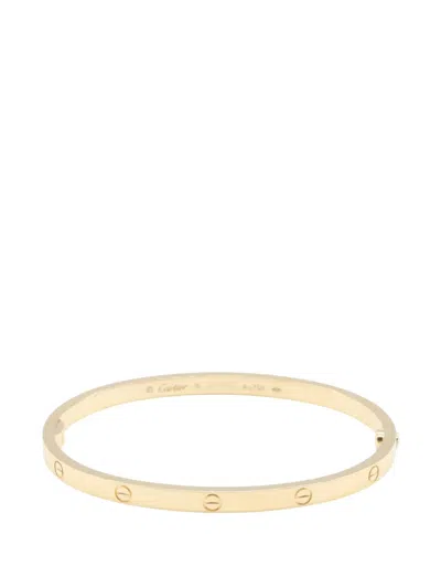 Pre-owned Cartier 2010-2025 18k Yellow Gold Small Love Bracelet