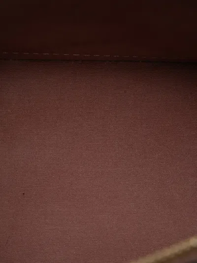 Pre-owned Louis Vuitton 2013 Monogram Vernis Alma Bb Satchel In Brown