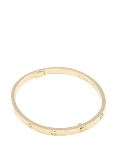 Pre-owned Cartier 2010-2025 18k Yellow Gold Small Love Bracelet