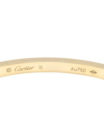Pre-owned Cartier 2010-2025 18k Yellow Gold Small Love Bracelet