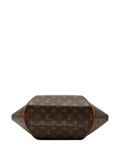 Pre-owned Louis Vuitton 1998 Monogram Ellipse Mm Handbag In Brown