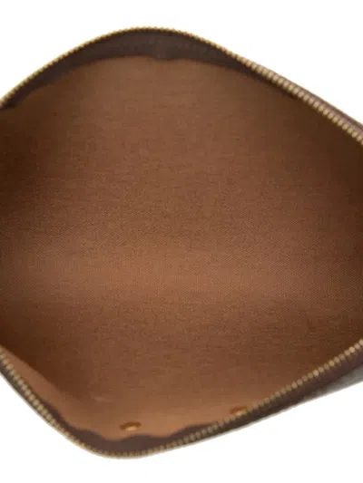 Pre-owned Louis Vuitton 2010 Monogram Eva Satchel In Brown