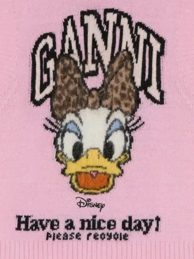 Ganni X Disney Graphic Vest In Pink