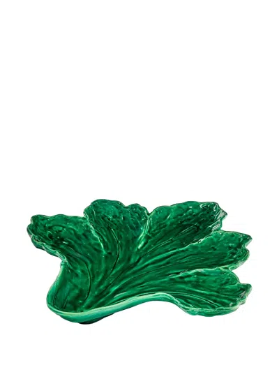 Bitossi Home Salad-shaped Serving Dish (42.5cm X 39cm) In Green