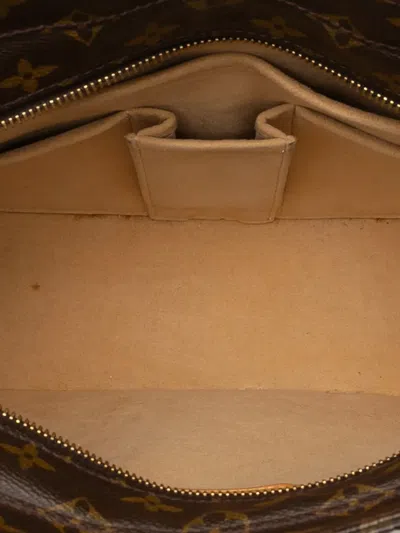 Pre-owned Louis Vuitton 2000 Monogram Luco Tote Bag In Brown