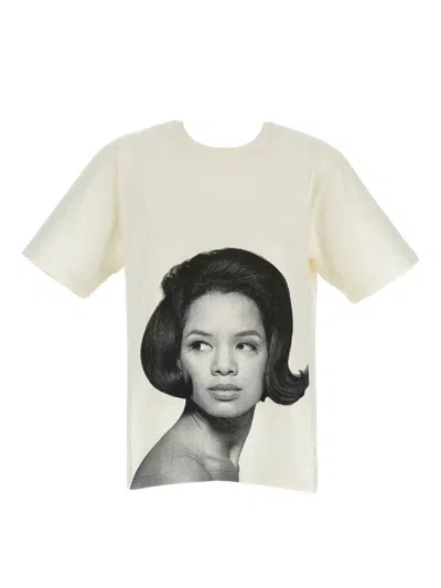 Wales Bonner X Theaster Gates Printed T-shirt In White