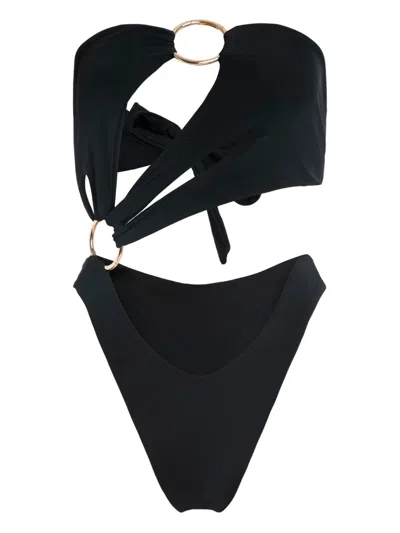 Louisa Ballou One-piece Swimsuit In Black