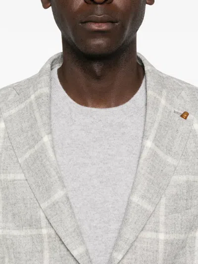 Latorre Check-pattern Blazer In Multi