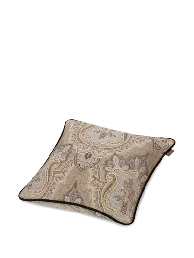 Etro Home Paisley-print Cushion (45 X 45cm) In Neutral