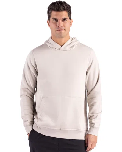 Clique Drive Recycled Unisex Pullover Hooded Sweatshirt In White