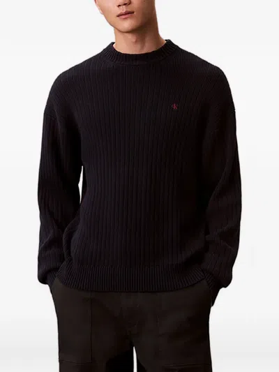 Calvin Klein Jeans Est.1978 Ribbed Jumper In Multi