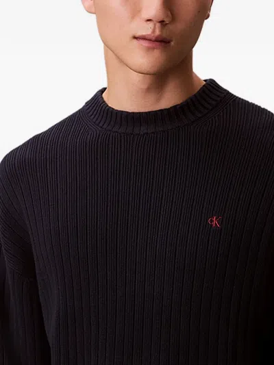 Calvin Klein Jeans Est.1978 Ribbed Jumper In Multi