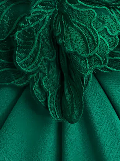 Tadashi Shoji Sahana Bishop Jumpsuit In Green