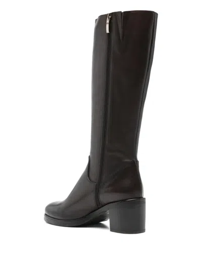 Paola Parisi 65mm Leather Boots In Multi