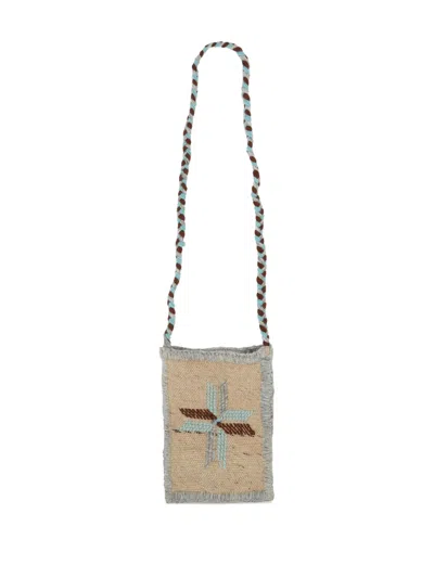 Chamula Embroidered Messenger Bag In Red