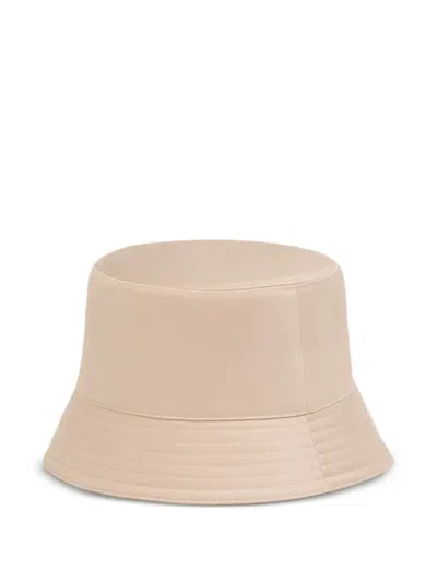 Marni Embroidered-logo Bucket Hat In Neutral