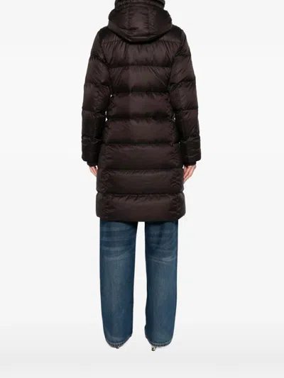 Marc O'polo Hooded Zip Coat In Brown