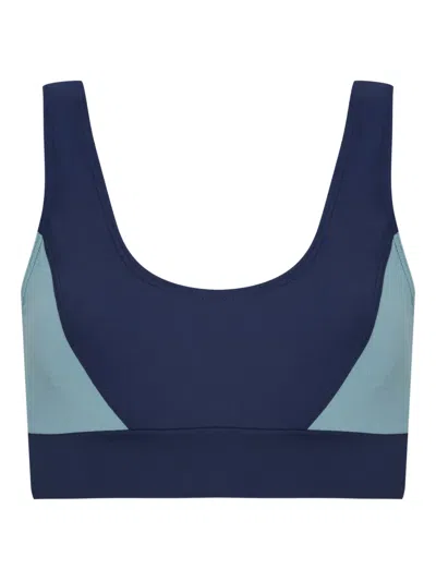 Lygia & Nanny Flow U-neck Sports Bra In Blue