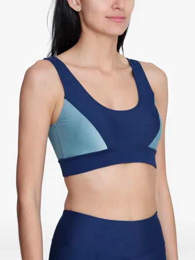 Lygia & Nanny Flow U-neck Sports Bra In Blue