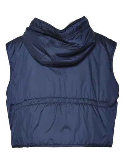 Weekend Max Mara Hooded Sleeveless Gilet In Black