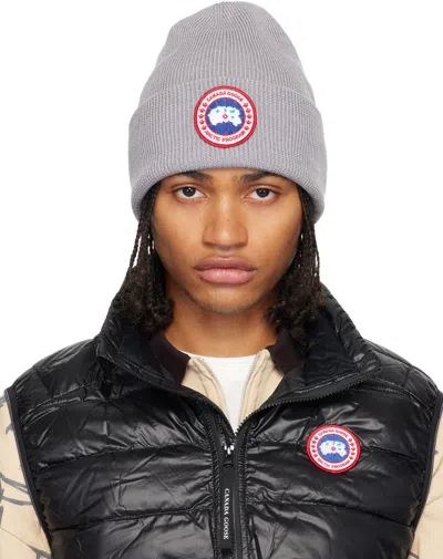 Canada Goose Gray Arctic Beanie In Gray