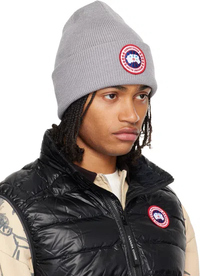 Canada Goose Gray Arctic Beanie In Gray