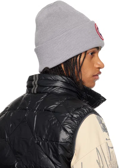 Canada Goose Gray Arctic Beanie In Gray