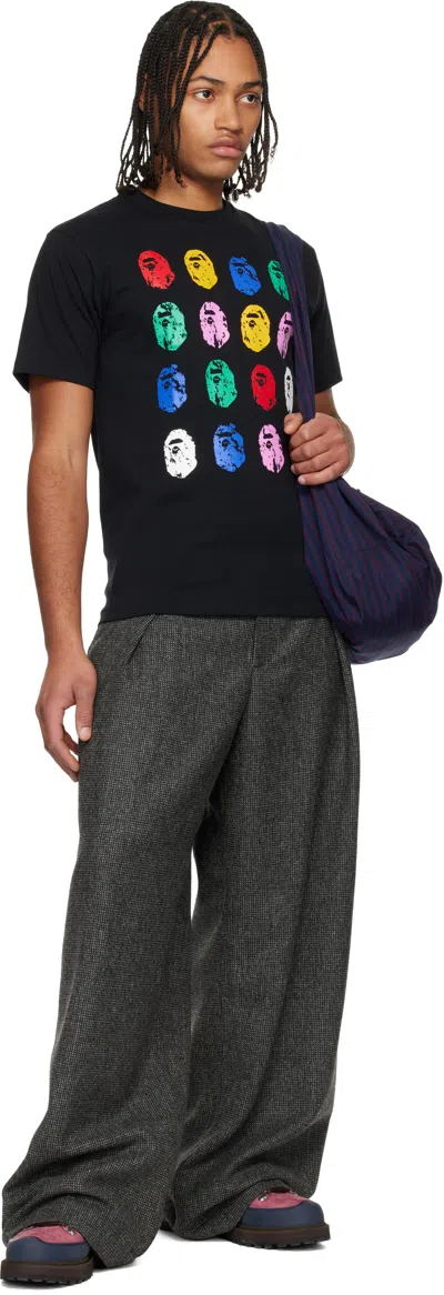 Bape Black 'a Bathing Ape' 32nd Anniversary T-shirt In Black