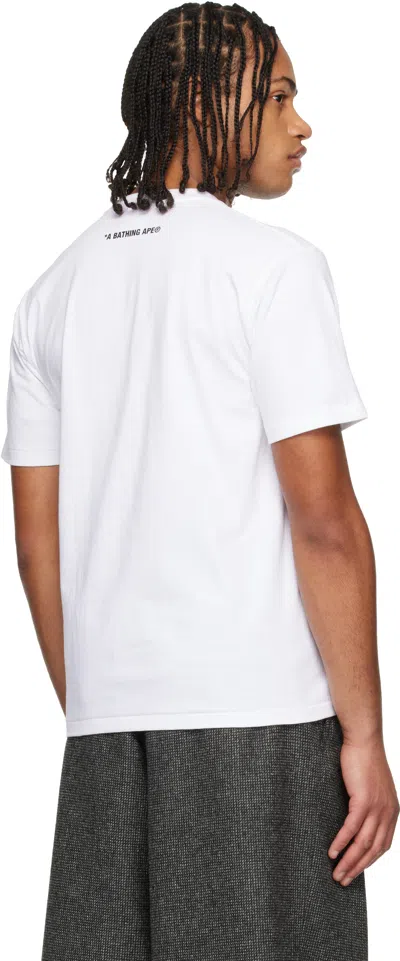 Bape White 32nd Anniversary 1st Camo Big Ape Head T-shirt In White