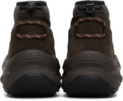 Moon Boot Brown Moon247 Slip-on Sneakers In Brown