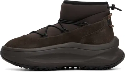 Moon Boot Brown Moon247 Slip-on Sneakers In Brown