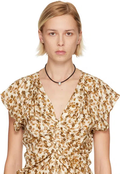 Isabel Marant Bead Choker In Black