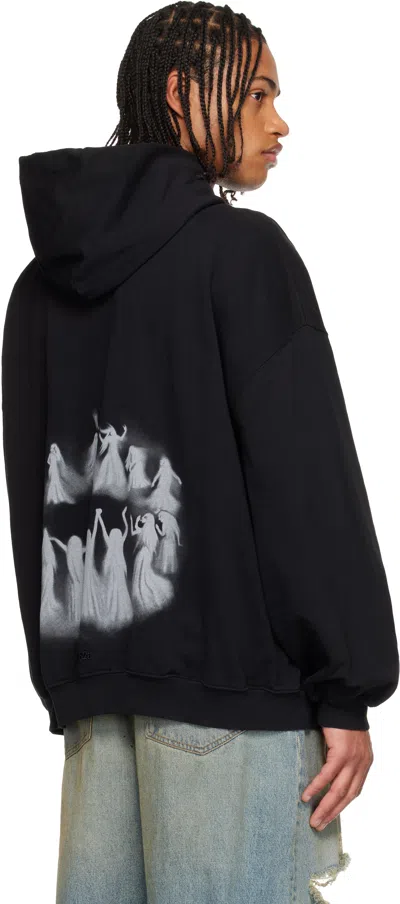 032c Black Hansel And Gretel Oversized Hoodie In Black