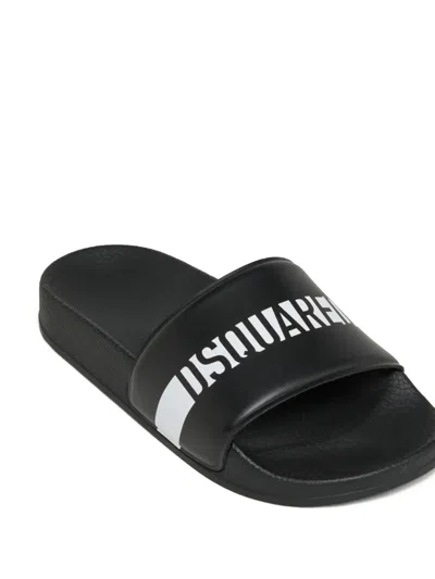 Dsquared2 Logo-detail Slides In Multi