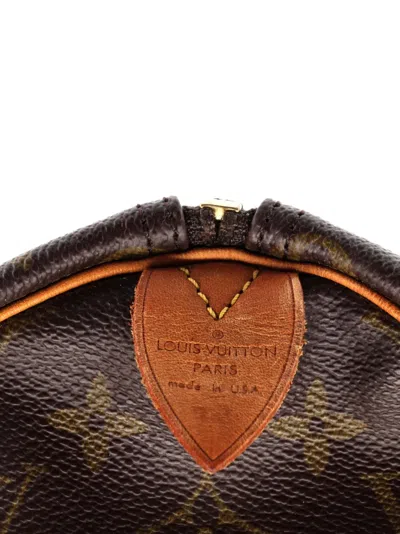 Pre-owned Louis Vuitton Keepall Bag Monogram Canvas 45 Satchel In Brown
