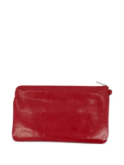 Zadig & Voltaire Angel Leather Wallet In Red