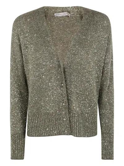D Exterior Sequin-embellished Cardigan In Multi