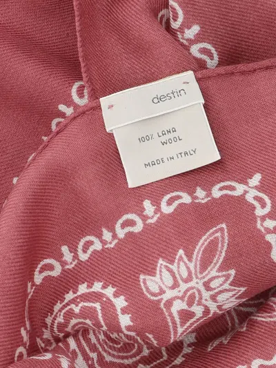 Destin Judy Scarf In Red