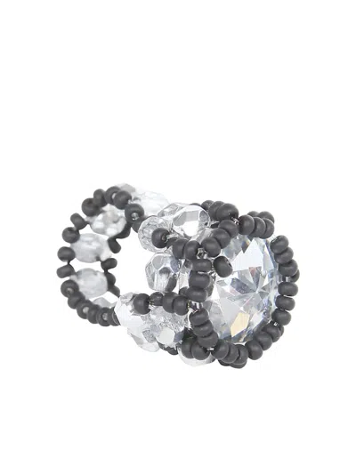 Maria Calderara Beaded Ring In Multi