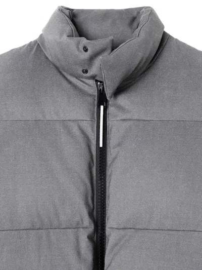 Sunnei Puffy Bomber Jacket In Gray