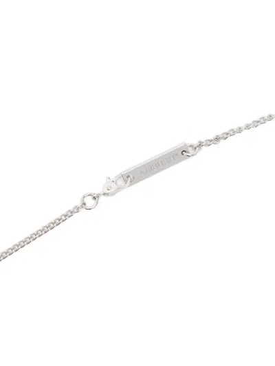 Ambush Logo-charm Pendant Necklace In Silver