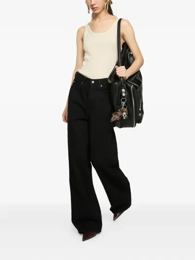 Acne Studios Logo-patch Jeans In Multi