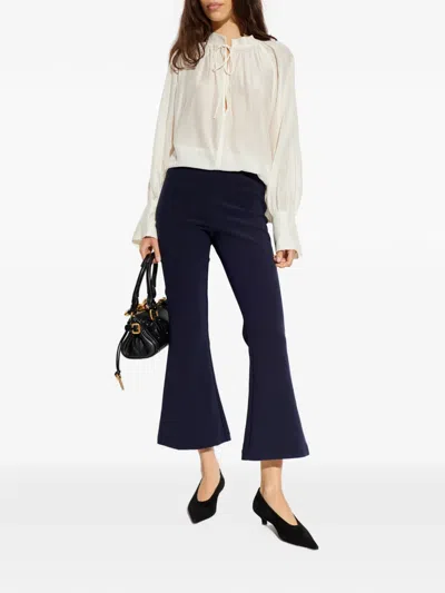 By Malene Birger Vilanna Flared Trousers In Blue