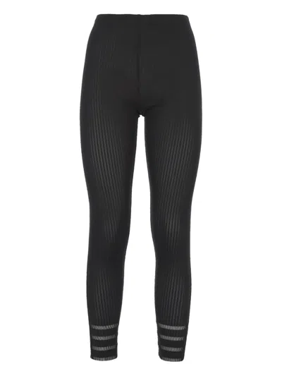 Issey Miyake Ribbed Leggings In Multi