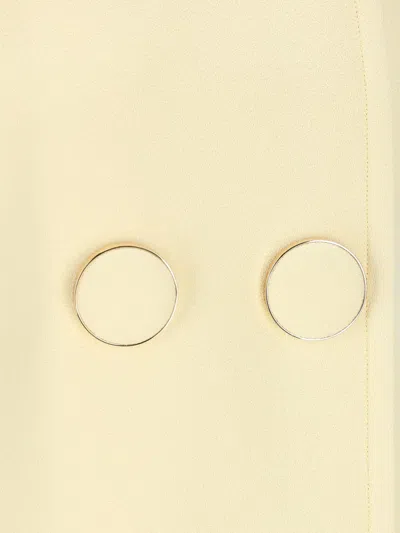 Gucci Maxi-buttons Sleeveless Gilet In Neutral