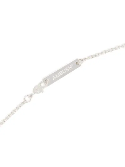 Ambush Heart-pendant Necklace In White