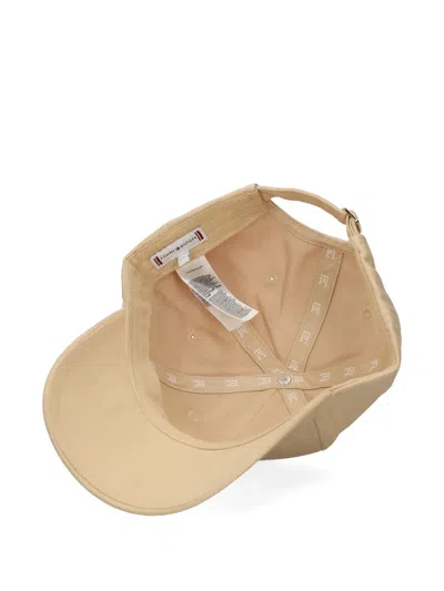 Tommy Hilfiger Logo-plaque Baseball Cap In Neutral