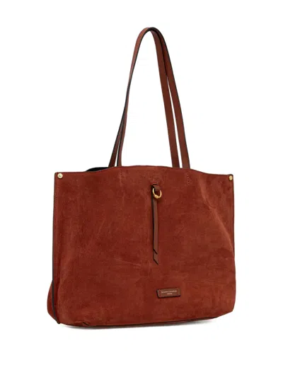 Gianni Chiarini Magnetic-fastening Tote Bag In Brown